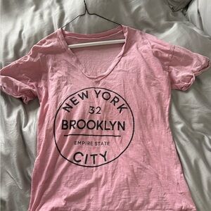 Pink Retro Brand Graphic Tee